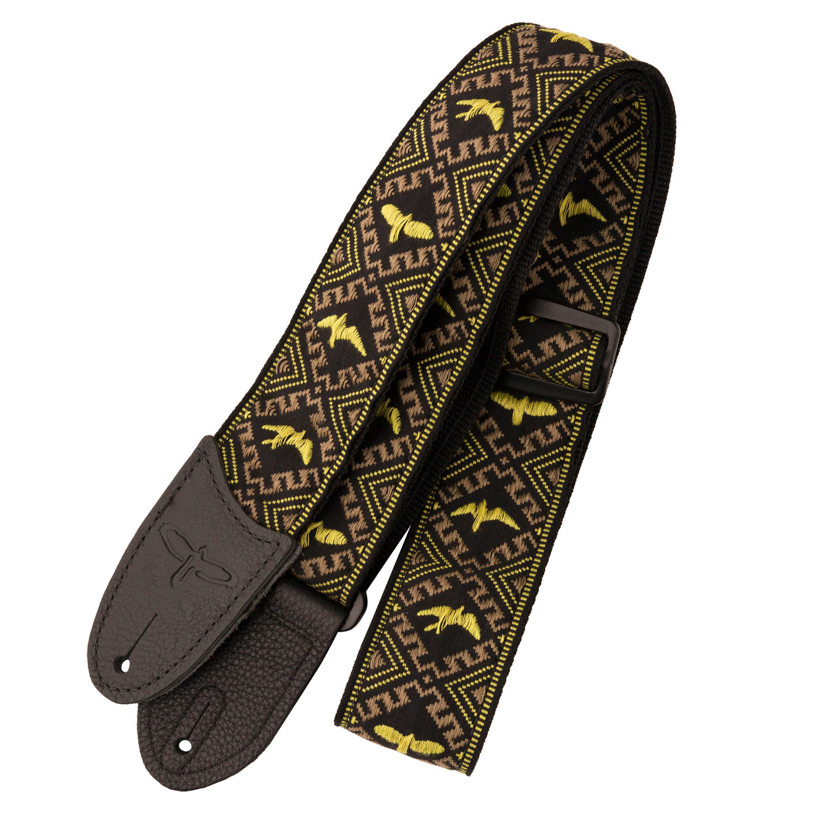 PRS Hootenanny Style 2" Strap Birds in Yellow