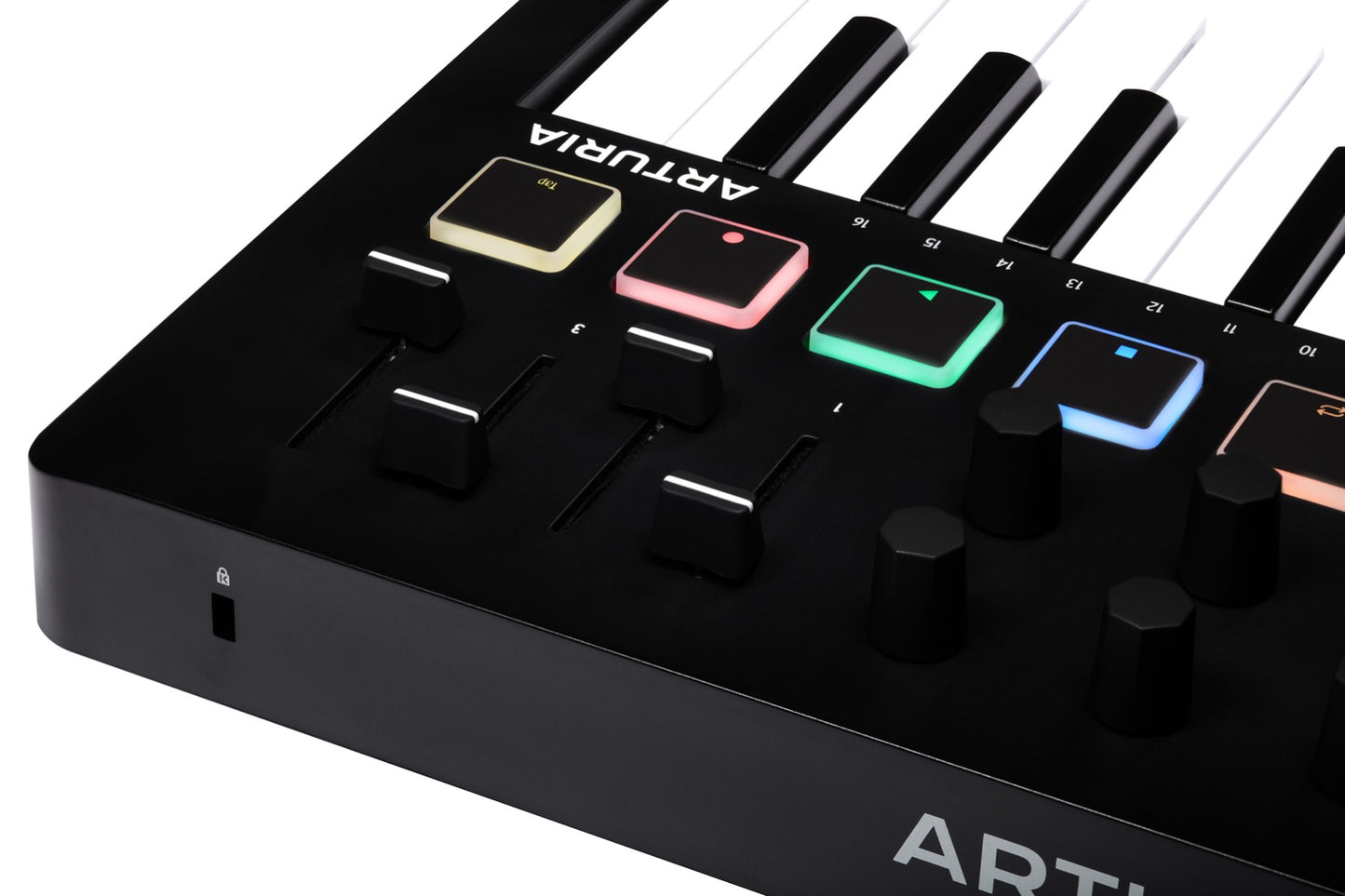 Arturia MiniLAB 3 Compact MIDI Keyboard & Pad Controller in Black