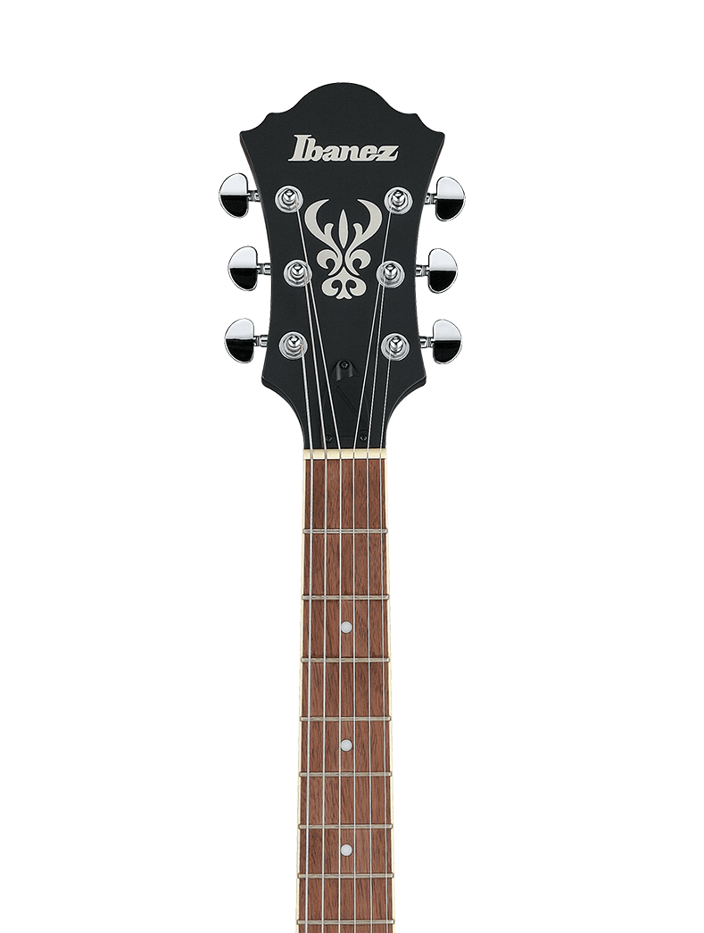 Ibanez AF55 Electric Guitar in Transparent Black Flat