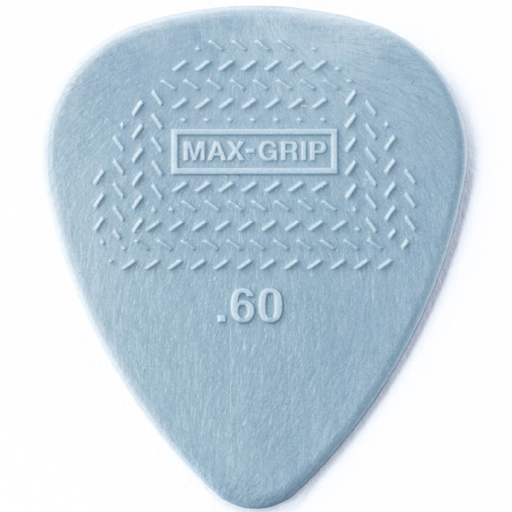 Dunlop Max Grip Standard Guitar Pick .60mm 12 Pack in Grey