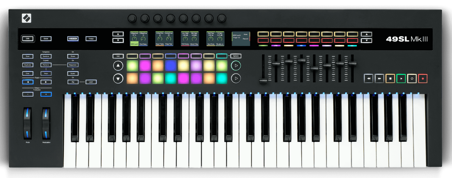 Novation 49SL MkIII 49 key Keyboard Controller And Sequencer