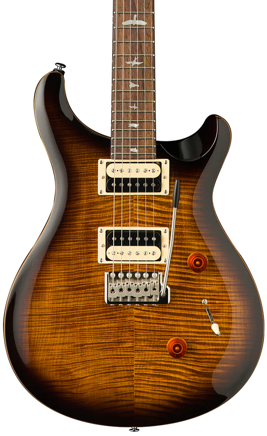 PRS SE Custom 24 in Black Gold Burst
