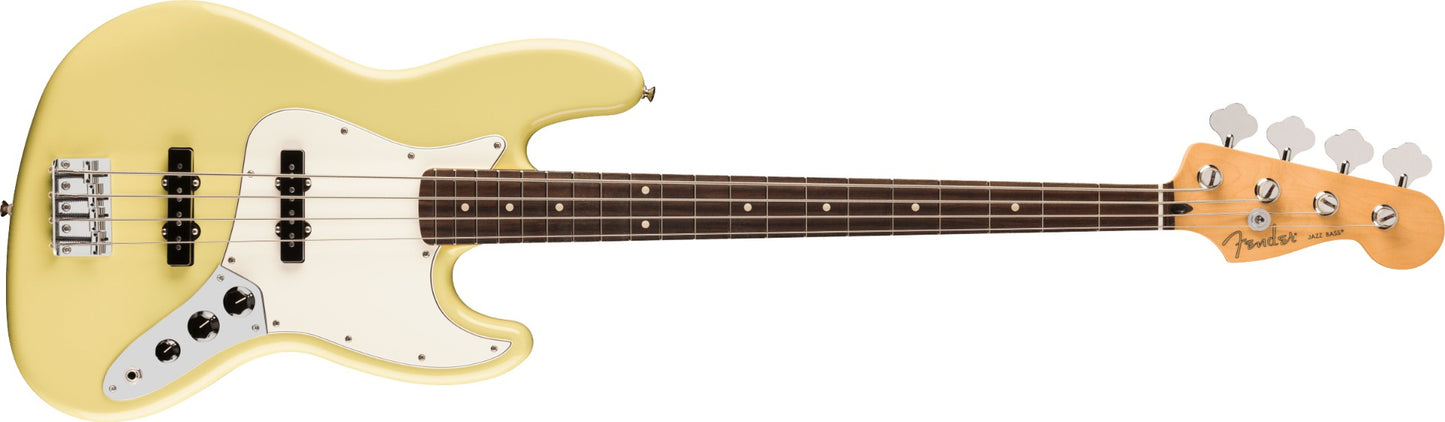 Fender Player II Jazz Bass, Rosewood Fingerboard in Hialeah Yellow