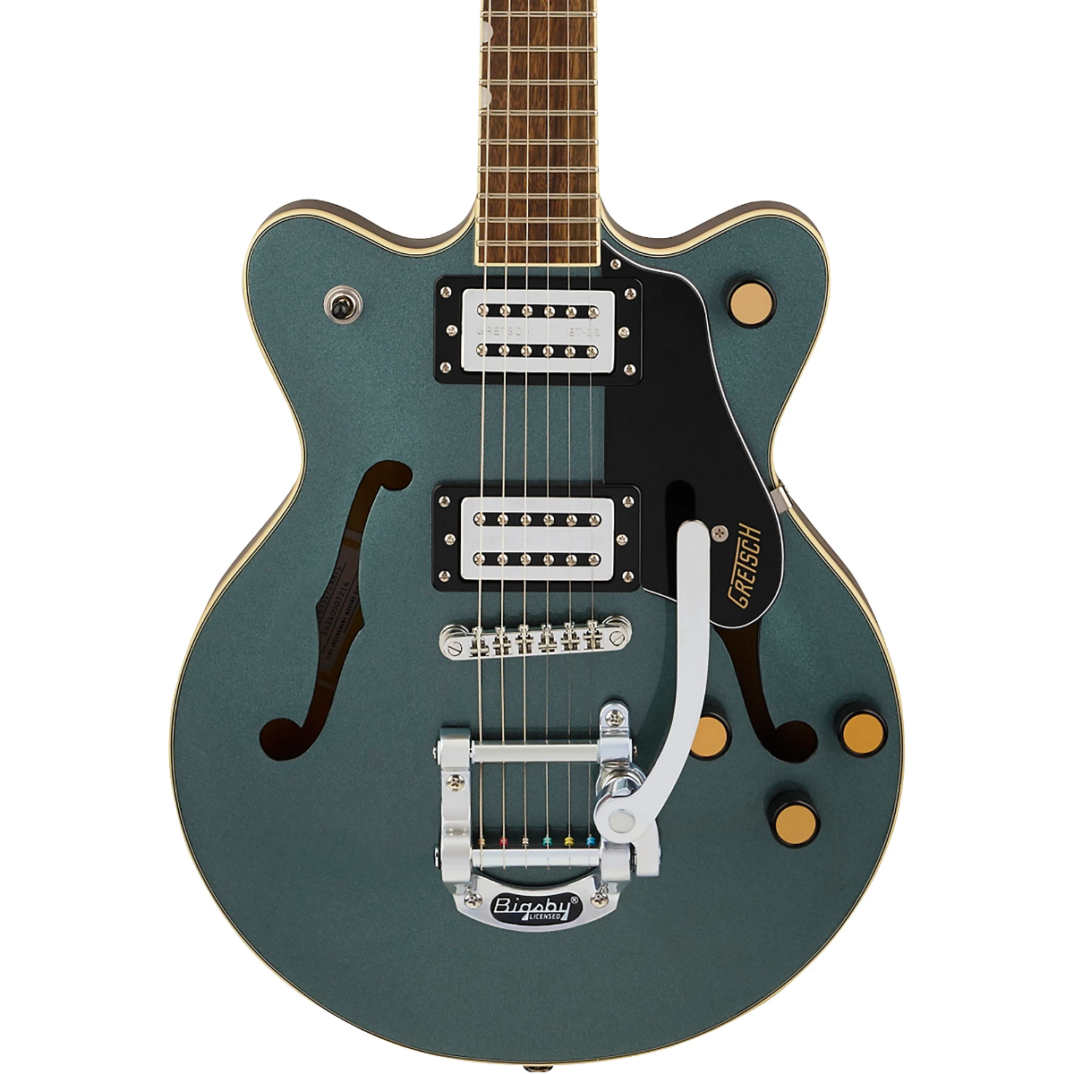 Gretsch G2655T Streamliner Center Block Jr. Double-Cut Electric Guitar with Bigsby in Gunmetal
