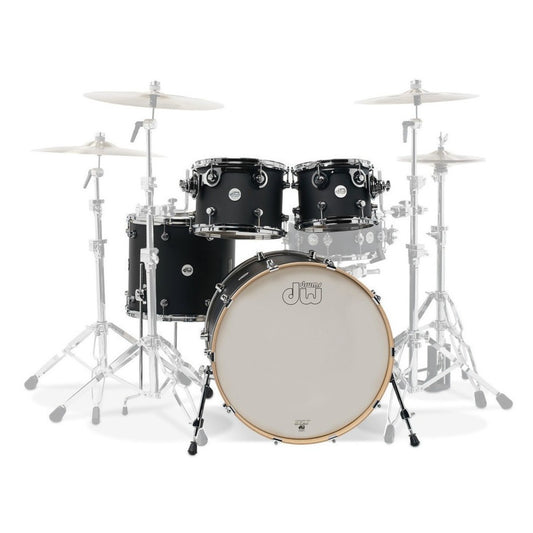 DW Design Series 4 Piece Shell Pack in Satin Black