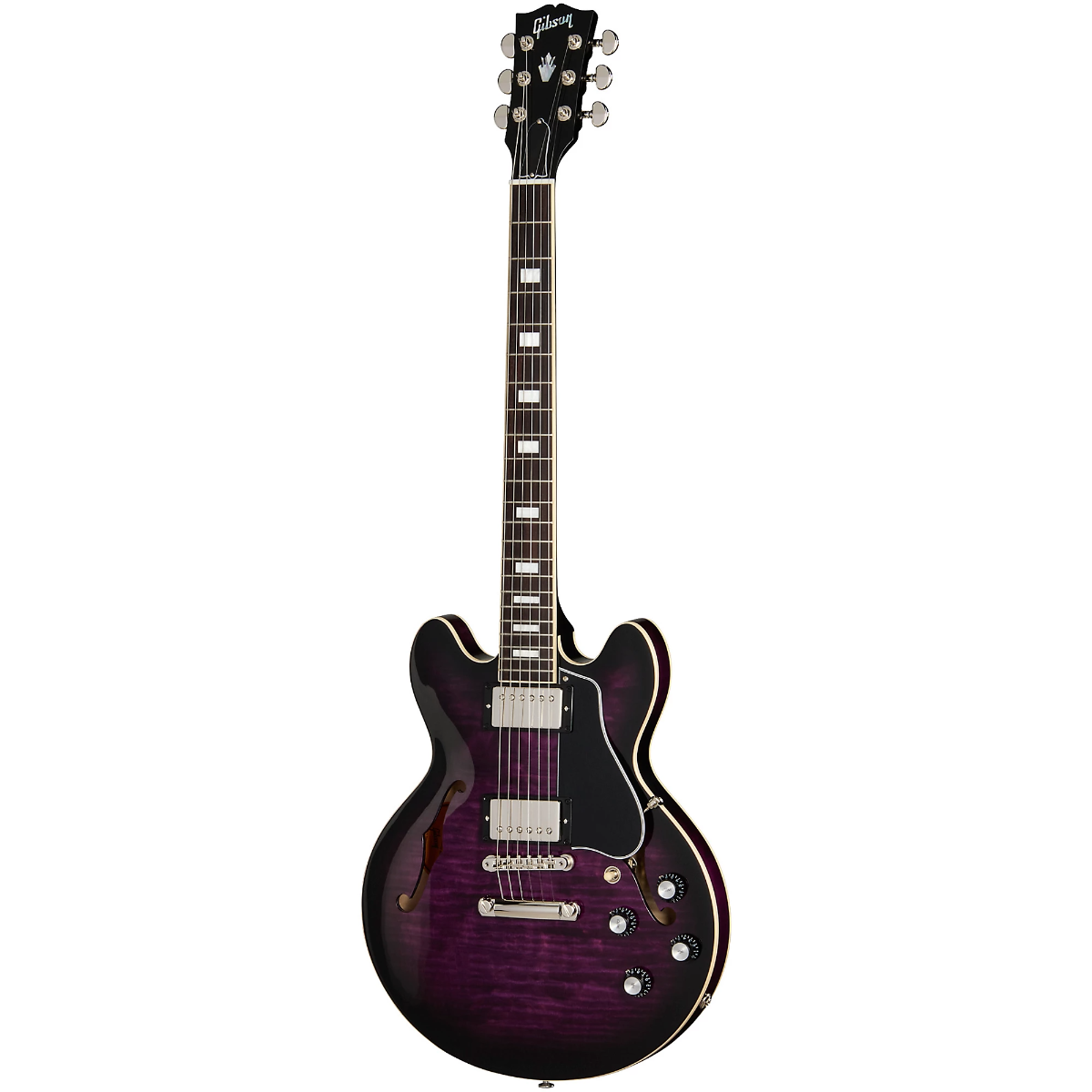 Gibson ES-339 Figured Electric Guitar in Dark Purple Burst