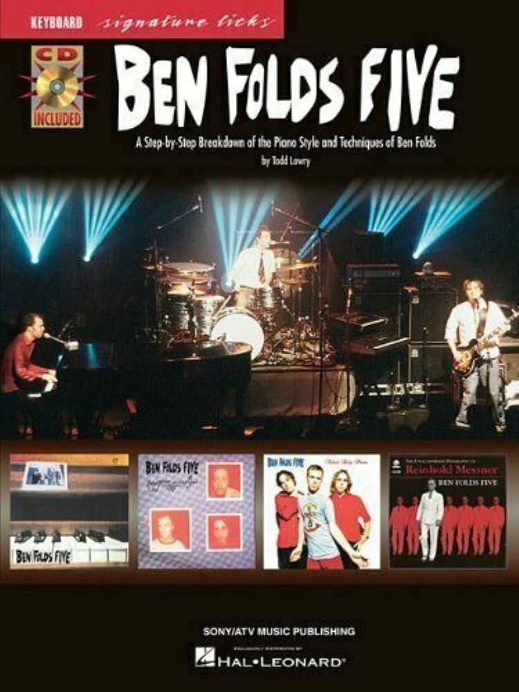 Ben Folds Five Keyboard Signature Licks Book & CD
