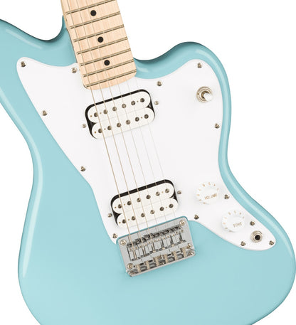 Squier Mini Jazzmaster HH, Maple Fingerboard in Daphne Blue