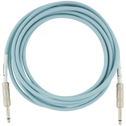 Fender Original Series Instrument 10 feet Cable in Daphne Blue