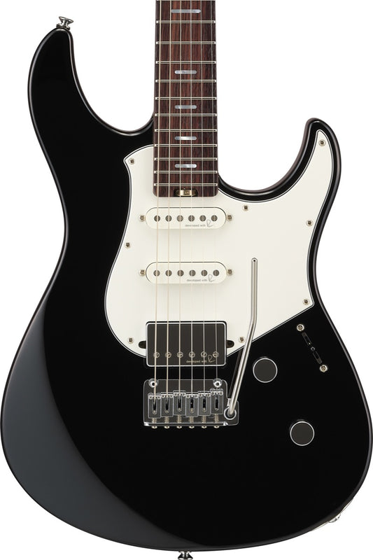 Yamaha PACS+12 Pacifica Standard Plus Electric Guitar in Black | BONUS Line 6 POD Express Guitar Processor (Via Redemption)