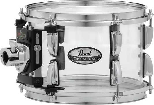 Pearl CRB Crystal Beat 12" X 8" Ultra Clear Tom With Optimount