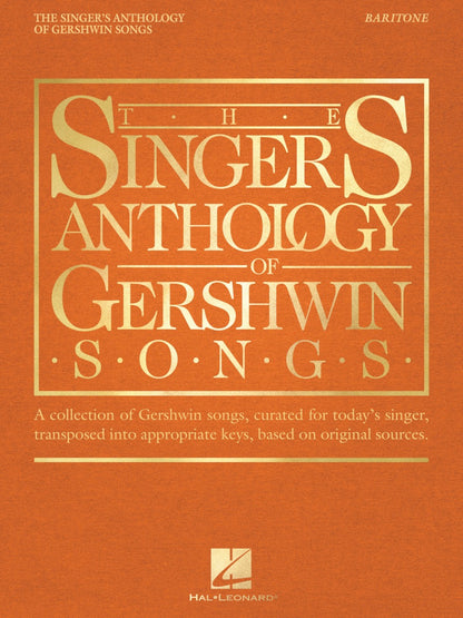 The Singers Anthology of Gershwin Songs Baritone