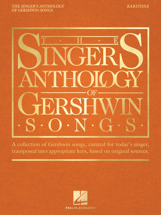 The Singers Anthology of Gershwin Songs Baritone