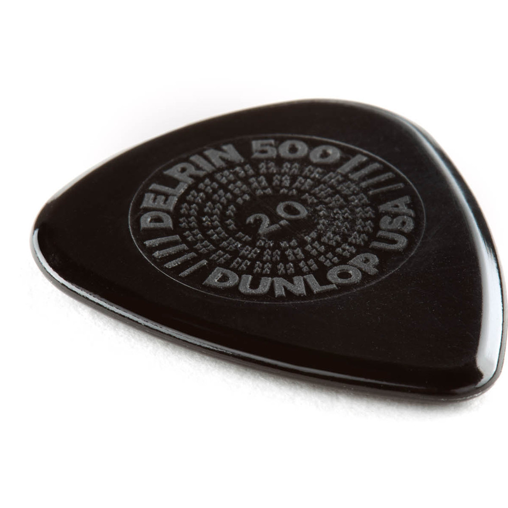 Jim Dunlop Prime Grip Delrin 500 2.0 mm Guitar Pick Player 12 Pack