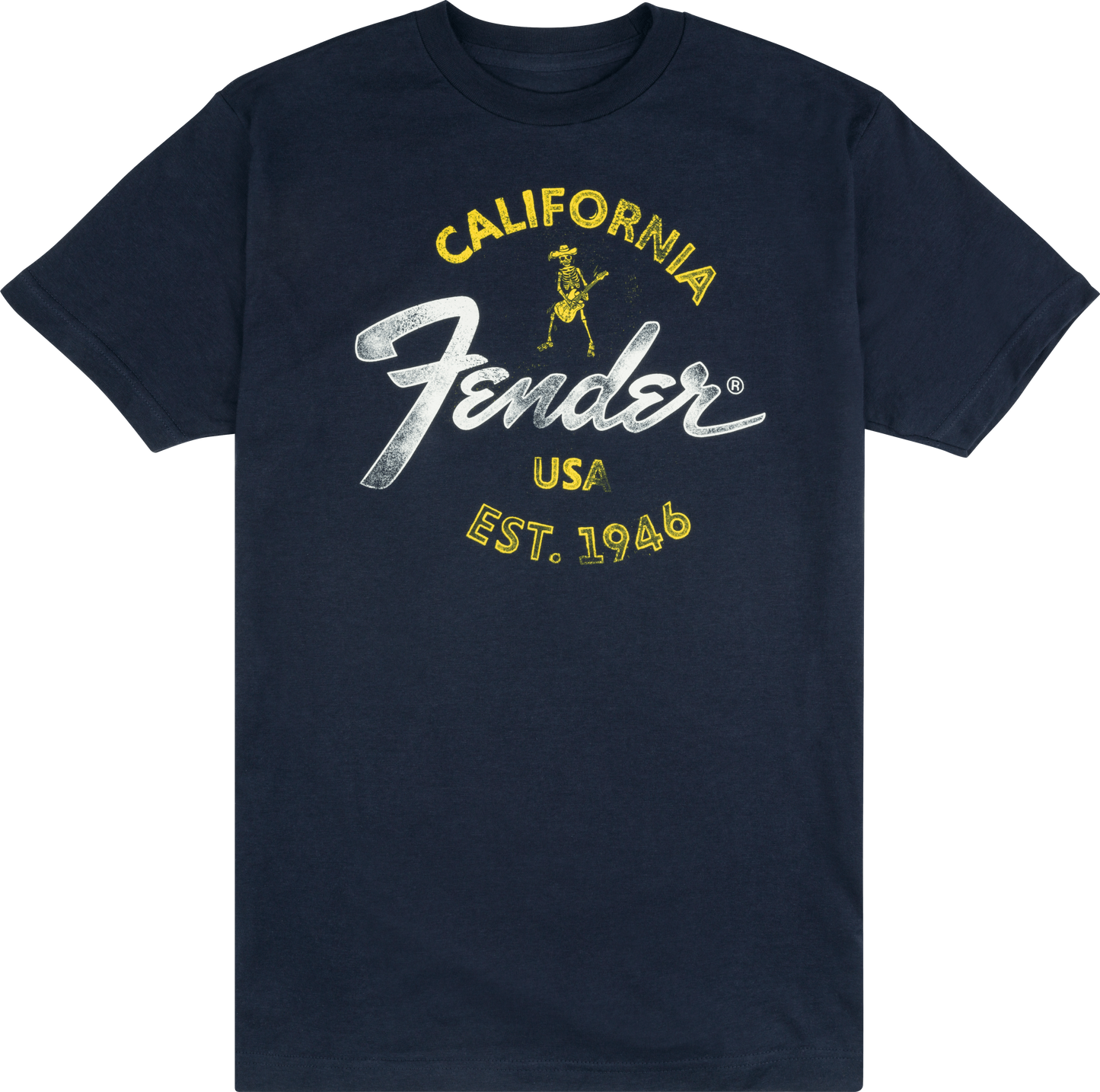 Fender Baja Blue XXL Size T-Shirt in Blue