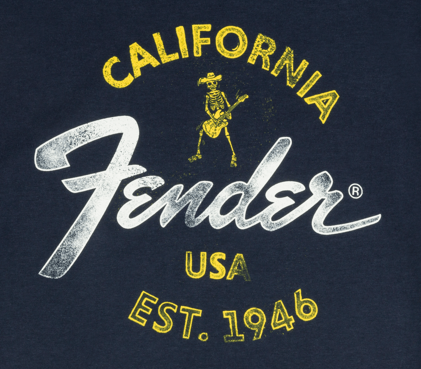 Fender Baja Blue XXL Size T-Shirt in Blue