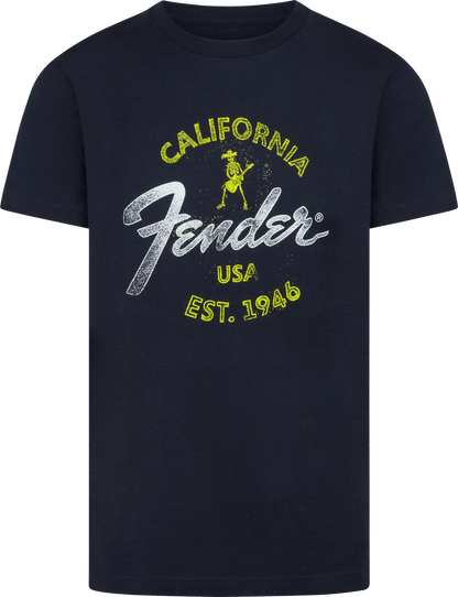 Fender Baja Blue Small Size T-Shirt in Blue