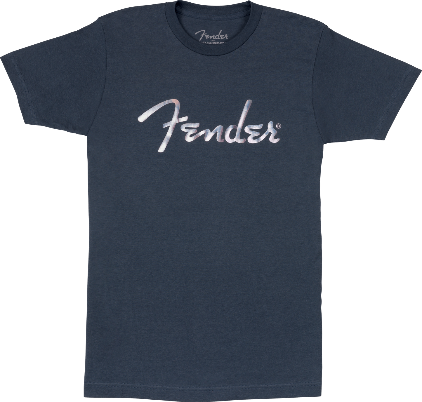 Fender L Size Galaxy Logo Tee in Indigo Smoke