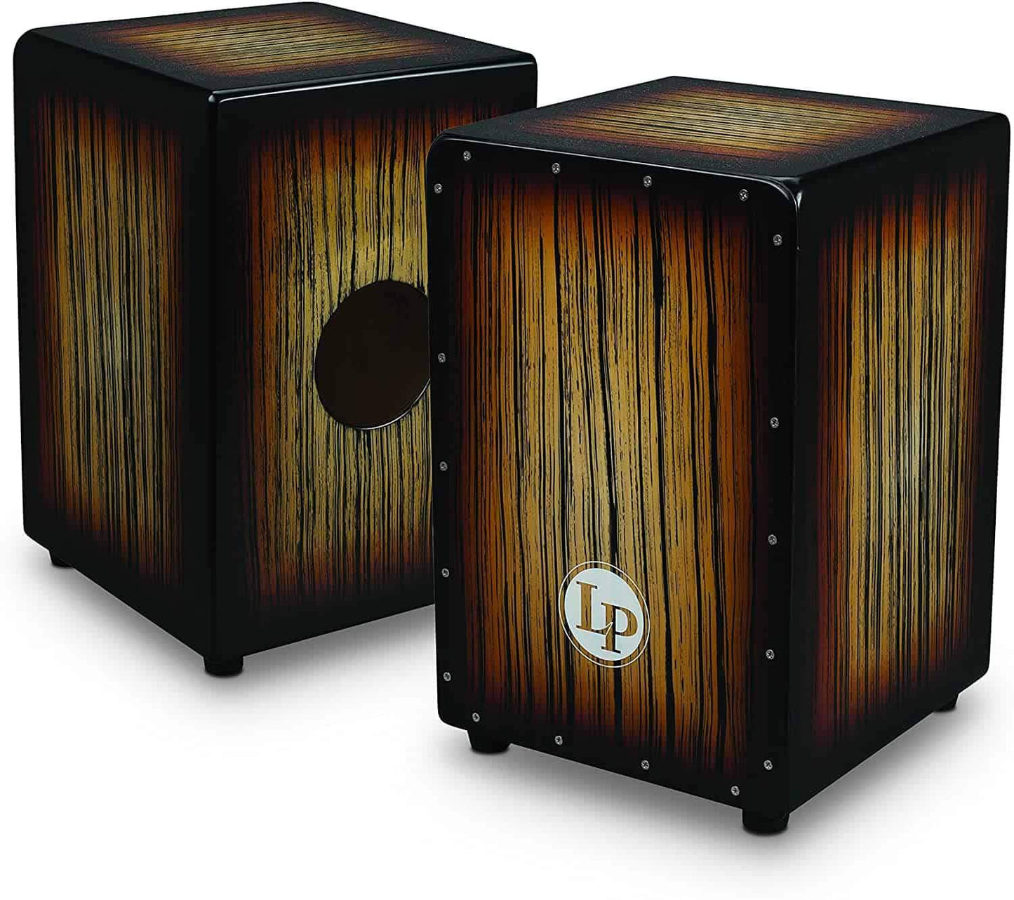 Latin Percussion Aspire Accents Cajon in Sunburst Streak