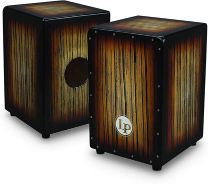 Latin Percussion Aspire Accents Cajon in Sunburst Streak