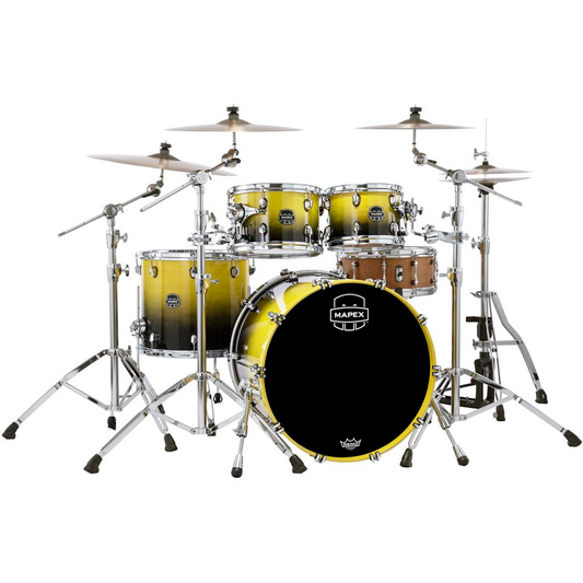 Mapex Saturn Rock 4-Piece Shell Pack in Sulphur Fade