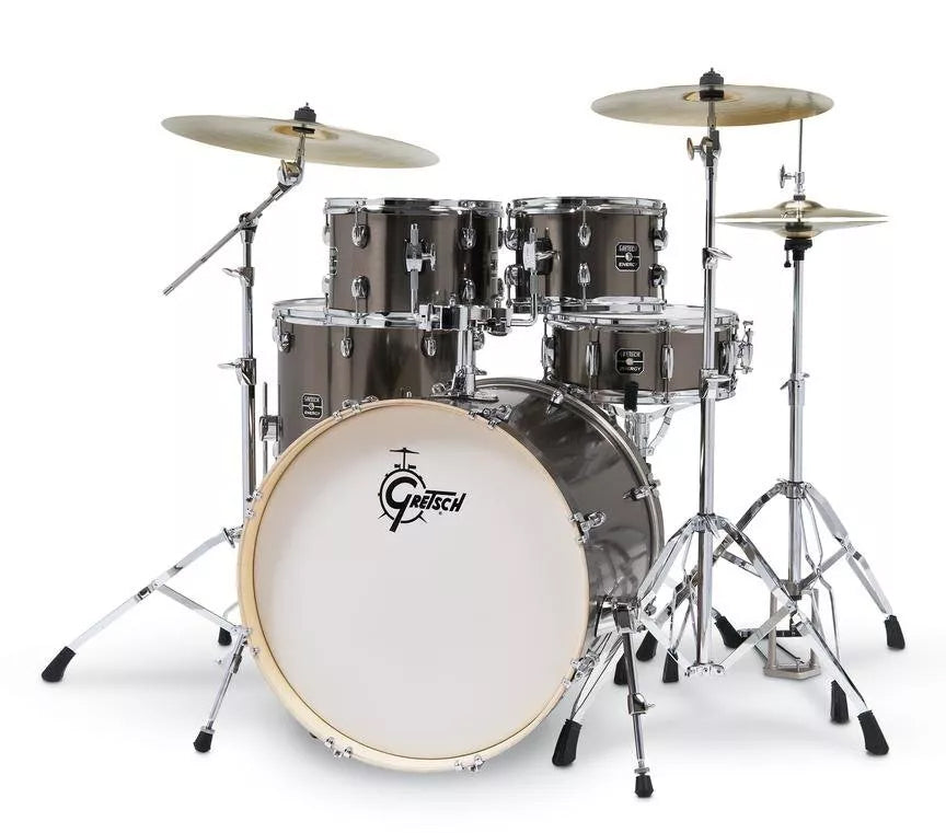 Gretsch Energy 5 Piece Drum Kit in Grey Steel