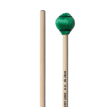 Vic Firth M32 Terry Gibbs Signature Medium hard Keyboard Mallet in Green Cord