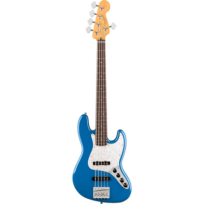 Fender Player II Modified Active Jazz Bass V, Rosewood Fingerboard in Electric Blue
