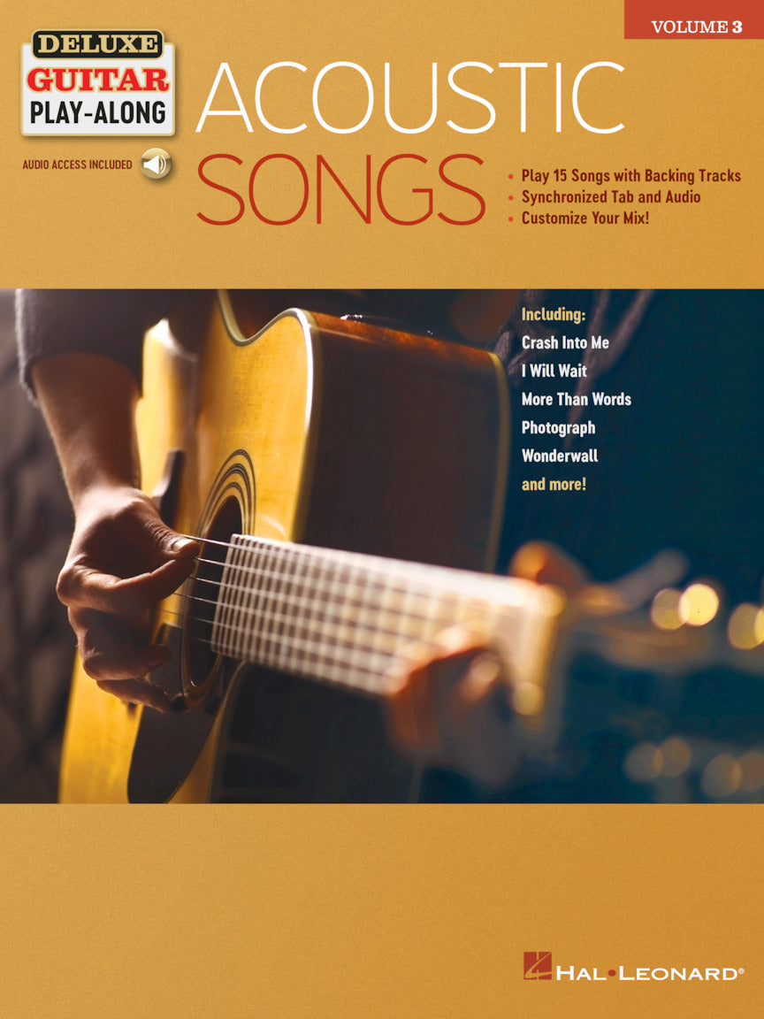 Acoustic Songs Deluxe Guitar Playalong Volume 3 BK/OLA