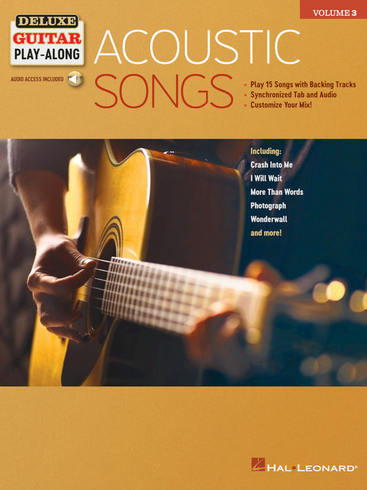 Acoustic Songs Deluxe Guitar Playalong Volume 3 BK/OLA