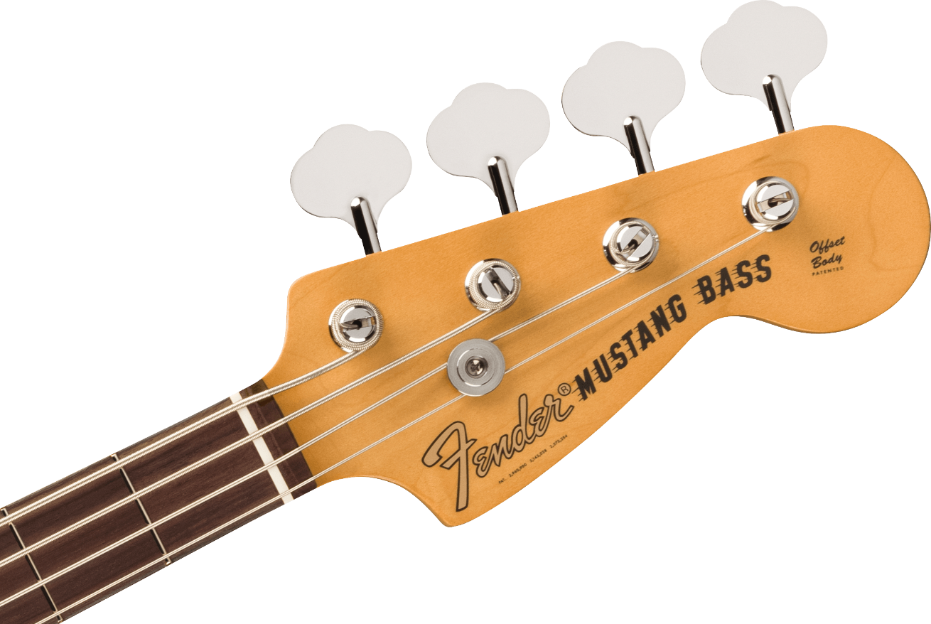 Fender Vintera II '70s Competition Mustang Bass, Rosewood Fingerboard in Competition Orange