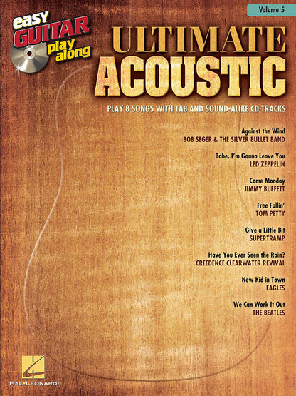 Ultimate Acoustic Easy Guitar Playalong Volume 5 BK/CD