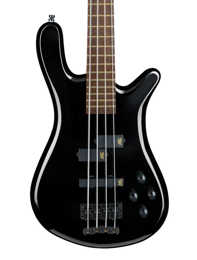 Warwick TeamBuilt Pro Series Streamer LX 4-String in Solid Black