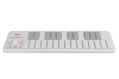 KORG nanoKEY2 Slim Line USB Keyboard Controller in White