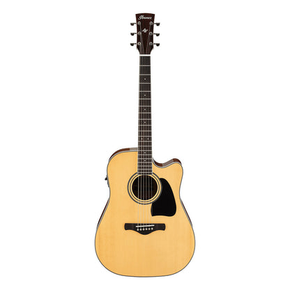 Ibanez AW70ECE Artwood Solid Acoustic Electric Guitar in Natural High Gloss