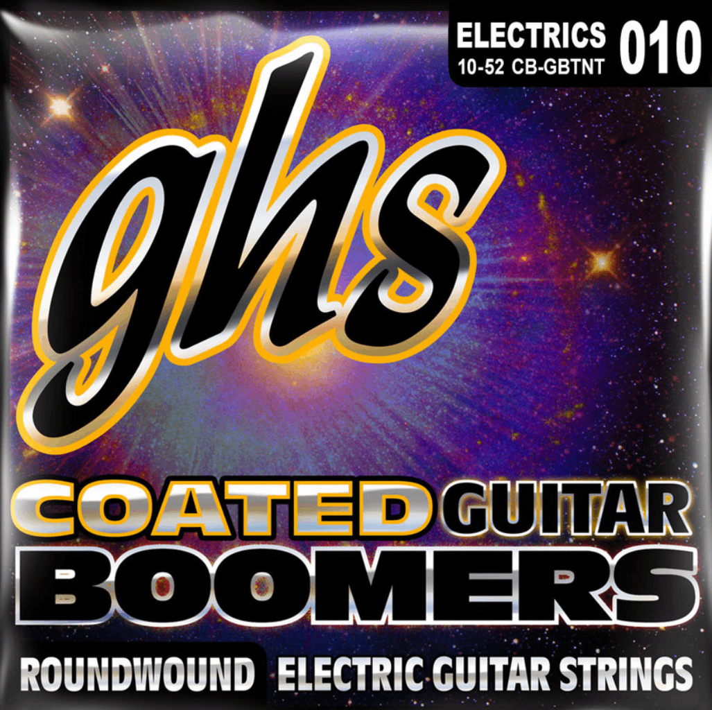 GHS CBGBTNT Coated Boomers Thin Thick Electric Guitar Strings 10-52 Gauge