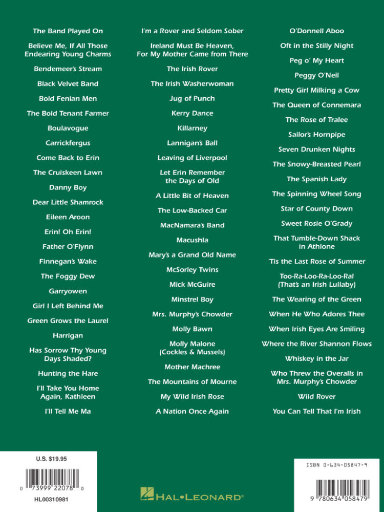 The Big Book Of Irish Songs PVG