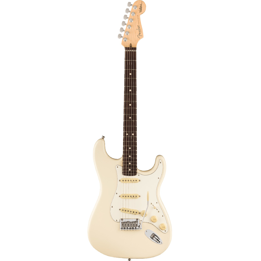 Fender Jeff Beck Stratocaster, Rosewood Fingerboard in Olympic White