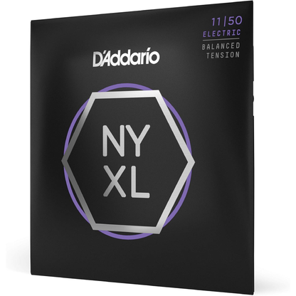 D'Addario NYXL Balanced Tension Medium Electric Guitar Strings 11-50 Gauge