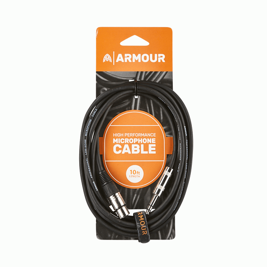 Armour CJP10 10FT High Performance Microphone Cable XLRF/TRS