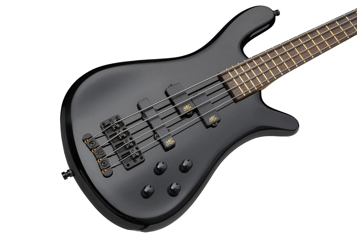 Warwick TeamBuilt Pro Series Streamer LX 4-String in Solid Black