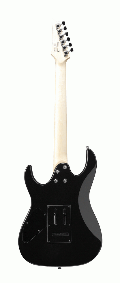 Ibanez GRX70QA Electric Guitar in Transparent Black Sunburst