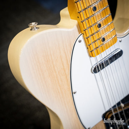 Fender Custom Shop 1967 Telecaster Bigsby DLX Closet Classic Electric Guitar in Natural Blonde