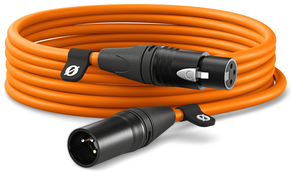 RODE XLR3 6m Premium XLR Cable in Orange