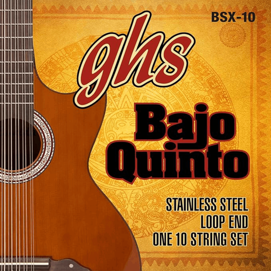 GHS BSX 10 Bajo Quinto Stainless Steel Strings