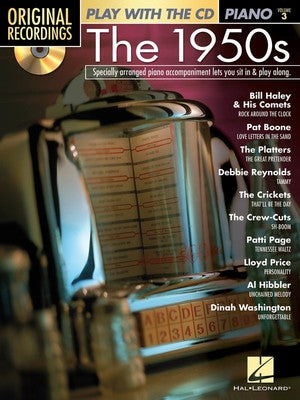 THE 1950S ORIGINAL RECORDING BK/CD PNO V3