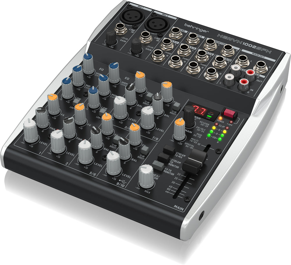 Behringer XENYX 1002SFX 10 Input Mixer