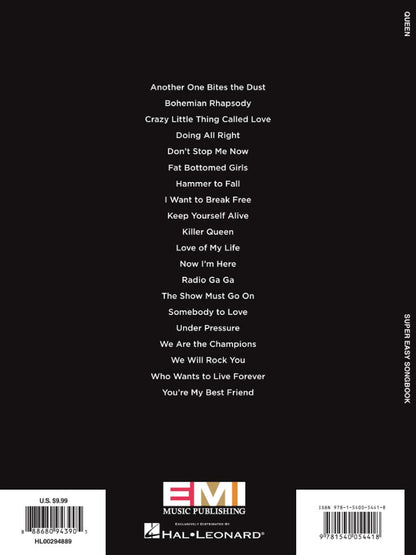 Queen Super Easy Songbook