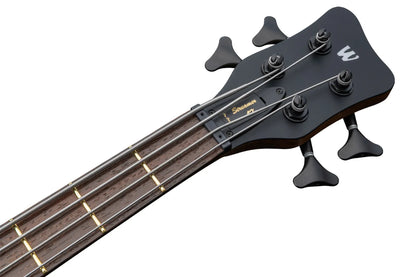 Warwick TeamBuilt Pro Series Streamer LX 4-String in Solid Black