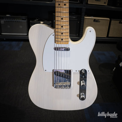 Fender Custom Shop Vintage Custom 1958 Top-Load Telecaster NOS Electric Guitar in Aged White Blonde